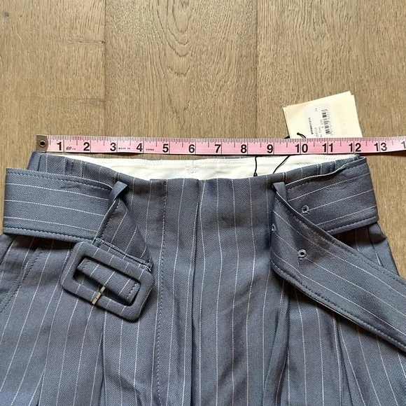 NWT Sandro blue/white shorts french size 34/us size 2 (xs)